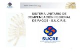 SISTEMA UNITARIO DE COMPENSACIÓN REGIONAL … · El SUCRE es una herramienta financiera que permite ... No es único, sino unitario. ... fin por el Consejo Monetario Regional. El