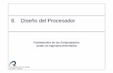 8. Diseño del ProcesadorDiseño del Procesadorserdis.dis.ulpgc.es/.../Tema8/Tema8_Diseno_del_procesador_FC_GII.pdf · zero Write Data Read Data 2 Diseño del procesador 14. ... Instrucción