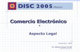 Firma y factura Electronica - DISC 2017 · Para el USO de la firma electrónica, ... NEGLIGENCIA EN PROCESO DE REGISTRO O ... ANTECEDENTES LEGISLATIVOS EN MÉXICO Código de Comercio