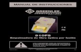 MANUAL DE INSTRUCCIONES - greenlee … · todas las instrucciones y la información de seguridad de este manual antes de usar esta herramienta o realizar su mantenimiento.