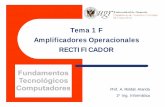 Tema 1 F Amplificadores Operacionales RECTIFICADORelectronica.ugr.es/~amroldan/asignaturas/curso08-09/ftc/temas/Tema... · RECTIFICADORES DE PRECISIÓN I Revisión de rectificadores
