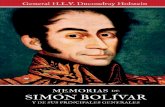 simon Bolivar - Memorias De Simón Bolívar Y De Sus ...€¦ · SIMON BOLIVAR. M E M O R I A S ... Envío de diputados a Londres ... Breves biografías de Louis Brion, Francisco