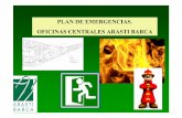 PLAN DE EMERGENCIAS. OFICINAS CENTRALES …arasti.com/prevencion/EMERGENCIAS1.pdf · En caso de que la salida principal sea impracticable porque el fuego se ha ... Conjunto de actuaciones