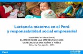 PowerPoint Presentation - Home page | UNICEF€¢El Perú, suscribió el Código Internacional de Comercialización de Sucedáneos de la Leche Materna aprobado por la 34 Asamblea Mundial
