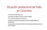 Situación poblacional de Yodo en Colombia - …ilsinorandino.org/.../Situación-poblacional-de-Yodo-en-Colombia.pdfrecomienda un contenido de yodo en la sal en el sitio de producción