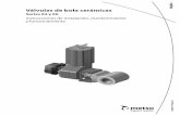 Válvulas de bola cerámicas - valveproducts.metso.comvalveproducts.metso.com/documents/neles/IMOs/es/1E270es.pdf · 4.6 Sustitución de los componentes ... para el control de medios