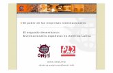 2013 - OMAL - Transnacionales y desarrollo Ramiro - El... · Multinacionales españolas en ... Lista de las 500 mayores empresas del mundo por volumen ... 2013 - OMAL - Transnacionales