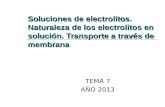 Soluciones de electrolitos. Naturaleza de los electrolitos en …ecaths1.s3.amazonaws.com/quimicafisicaf… · PPT file · Web view · 2013-04-20Soluciones de electrolitos. Naturaleza