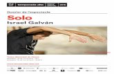 Israel Galván€¦ ·  · 2016-11-11naire de la scène flamenco, crée une bande son avec son propre corps. ... “Balla Galván sense el cante i la guitarra perquè pensa que aquests