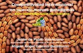 Competitividad internacional en nueces: nuevos paradigmas · productos occidentales y más comidas típicas o regionales Consumo de nueces (elemento clave calidad de presentación):