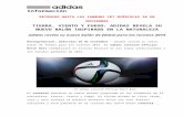 Football – adizero F50 Prime - thenewsmarket.com · Web viewEl balón presenta la misma tecnología innovadora que fue utilizada con gran éxito en Brazuca, el Balón Oficial de