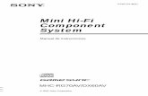 Mini Hi-Fi Component Systempdf.crse.com/manuals/4235231311.pdf ·  · 2014-07-223 Índice Identificación de las partes Unidad principal ..... 4 Mando a distancia..... 5 Preparativos