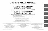 CDA-7876RB CDA-7873R - Alpine.com - Alpine Europe€¦ ·  · 2003-07-21Ajuste del volumen/el equilibrio entre los altavoces derechos e izquierdos/el equilibrio entre los altavoces