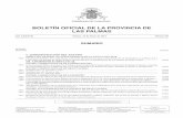 BOLETÍN OFICIAL DE LA PROVINCIA DE LAS PALMAS · 7515 InformaciónpúblicadelapropuestademodificacióndelaordenanzareguladoradelbiencomunaldelmunicipiodeAntigua ... MotorySeguridadVial,RDLeg339/1990,de2de
