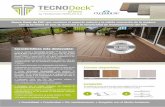 TECNO DECK - TECNOCOM PERFILES · Con la calidad y tecnología Korelite TM de Club House Deck & Reil, ... Ios rayos W, al agrietamiento y a la degradación de la superficie, ...