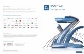 Acerca de ZWCAD Design Great - …centraldesoluciones.com/Catalogos/Catalogo-ZWCAD.pdfAlta Compatibilidad con Formato DWG APIs compatibles a nivel de código y fácil de migrar Flujo