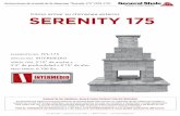 Cómo armar su chimenea exterior SERENITY 175 ·  · 2015-08-14Bloques de borde redondeado “C3” ... se recomienda una capa de concreto. ... Dinteles en piedra Dinteles en piedra