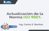 Presentación de PowerPoint€¦ · ISO 9001:2008 ISO 9001:2015 Productos Productos y servicios Exclusiones Aplicación Documentos, Registros Información documentada Ambiente de
