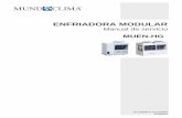 ENFRIADORA MODULAR€¦ ·  · 2015-08-10Manual de servicio MUEN-HG Español CL25604 a CL25605. ... capacidad de salida de refrigeración y calefacción basándose en los requisitos
