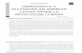 ASIGNATURA DE GRADO: DEMOCRACIA Y … y revolución en América Latina. 4. La Doctrinade la Seguridad Nacional y sus repercusiones regionales.Golpes de estado y dictaduras militares