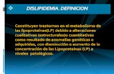 Constituyen trastornos en el metabolismo de las lipoproteínas(LP…uvsfajardo.sld.cu/sites/uvsfajardo.sld.cu/files/dislip... ·  · 2015-05-07concentración de las Lipoproteínas