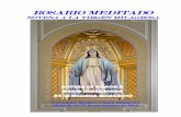 ROSARIO MEDITADO - Basilica Parroquia Virgen Milagrosa MEDITADO 2014.pdf · ROSARIO MEDITADO NOVENA A LA VIRGEN MILAGROSA NOVENA EN HONOR A MARÍA INMACULADA DE LA MEDALLA MILAGROSA