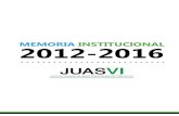 MEMORIA INSTITUCIONAL 2012-2016 - juasvi.comjuasvi.com/MEMORIAANUAL2015.pdf · 40377 CARATULA MEMORIA ANUAL 2015 ... de instituciones y de la sociedad civil que acompañan ... Ing.
