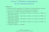 Tema 2. Modelos matemáticos de los sistemas físicostecnopiron.webcindario.com/Documentos tecnologia/BACHILLERATO/te… · Tema 2. Modelado de sistemas continuos • Contenidos ...