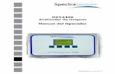Manual del Operador - spectrasensors.com · Manual del Operador OXY4400 v LISTA DE FIGURAS Figura 1–1. Respuesta del sensor BOS3 a cambios en la concentración de oxígeno ...