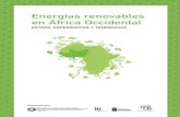 Energías renovables en África Occidental - ECREEE · Energías renovables en África Occidental ESTADO, EXPERIENCIAS Y TENDENCIAS El Centro Regional de Energías Renovables y Eficiencia