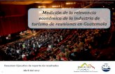 Presentación de PowerPoint - Visit Guatemalavisitguatemala.com/descargas/boletines2017/industria-de-reuniones... · Zona Viva y en Coperex. Hacen falta espacios alternos más allá