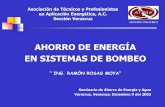 AHORRO DE ENERGÍA EN SISTEMAS DE BOMBEOwatergymex.org/contenidos/pdf/Mexico-ATPAE_PRESENTACION_SEMINARIO...AHORRO DE ENERGÍA EN SISTEMAS DE BOMBEO Varias bombas en paralelo operando