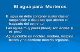 El agua para Morteros - DSpace en ESPOL: Home agua para morteros Los mayores problemas del concreto provenientes del agua están relacionados con la cantidad y no con calidad. Cuando