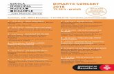 ESCOLA DIMARTS CONCERT 2018 MUSICA - media … · Obres d'Elgar, Montsalvatge, Morera, Mozart i Vivaldi. Maurici Albàs (direcció) l 23 de gener · MÚSICA PER A BIG BAND Intèrprets: