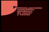 Prótesis parciales removibles - sintesis.com · parcial removible metÁlica 1. modelos de edentaciÓn parcial y componentes de las prÓtesis parciales removibles metÁlicas ...