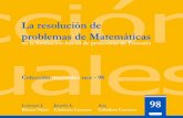 la resolución de problemas de Matemáticas en la formación … · 2018-04-26la resolución de problemas de Matemáticas en la formación inicial de Profesores de ...