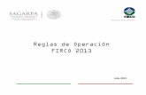 Reglas de Operación FIRCO FIRCO 20132013 - ugrch.org · ElFideicomisodeRiesgoCompartido(FIRCO),fue creado en 1981 como un instrumento operativo-financiero de la entonces SARH, hoy