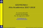 GEOTECNIA I Ao Acadmico 2017-2018  de Bernulli ... la formula de Hazen El coeficiente C 1 depende dal nivel De ndice de vacios e y del grado de sorting del sedimento (coeficientes Cu, Cc).