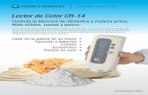 Lector de Color CR-14 - Konica Minolta Sensing Color, Luz ...sensing.konicaminolta.com.mx/products/cr-14-color-reader/support/... · El color de un alimento puede influenciar las