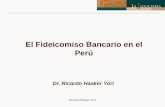 El Fideicomiso Bancario en el Perú - La Fiduciaria || Primera … ·  · 2013-06-25Ley General del Sistema Financiero y del Sistema de Seguros ... •Opción tomada por el Legislador