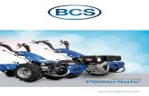 MOTOCULTORES -MOTOCULTIVADORES - BCS Agrícola · Todos los modelos que componen la gama de los motocultores BCS PowerSafe ... possibilidades e funcionalidades da máquina sem prejudicar