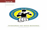 Asociación Canaria de Deportes de Contacto€¦ · Existen diferentes reglas de Kick boxing, ... No se aceptan golpes de codo y solo algunos golpes de rodilla, salvo en la modalidad