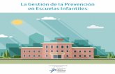 La Gestión de la Prevención en Escuelas Infantiles · 5 3. GESTIÓN DE LA PREVENCIÓN ESCUELAS INFANTILES En base al artículo 16 de la Ley de PRL 31/1995, la prevención de riesgos