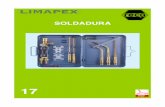 SOLDADURA - Limapex | Amortiguaciónlimapex.com/wp-content/uploads/herramienta-consumible-soldadura.pdf · Blanda,de fácil aplicación.Para la soldadura en general,especialmente