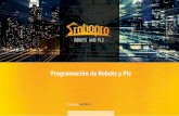 Programación de Robots y Plc - roboprosl.com€¦ · Programación, configuración y manejo de los robots de los principales fabricantes de robots industriales en todas sus aplicacio-nes.
