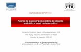 Acerca de la prescripción óptima de algunos antibióticos en el …ºltima_… ·  · 2016-07-11antibióticos en el paciente crítico ... ANTIBIOTICOS PARTE II. Clasificación
