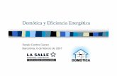 Dom³tica y Eficiencia Energ©tica - users. gpazienza/.../presentaciones/   Dom³tica