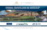 MANUAL TÉCNICO PARA EL MANEJO DE ... - …repositorio.iica.int/bitstream/11324/3146/1/BVE17079152e.pdf · Instituto Interamericano de Cooperación para la Agricultura (IICA), 2017