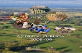 Cuenta Publica 2008/09 - SAG CHILE · Sistemas de Gestión de Calidad ... Planificación y Control de Gestión, ... regiones para el proceso de certificación de exportaciones pecuarias.