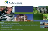 CIGRE “Generación Limpia de Electricidad” “Experiencia de AES Gener en Tecnologías de Abatimiento de Emisiones y Generación Limpia” 24 de octubre de ... 2 AES Gener –